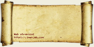 Minja Kričak vizit kartica